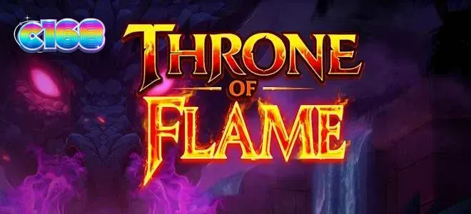 Cenário místico da Montanha dos Dragões em Thrown of Flame